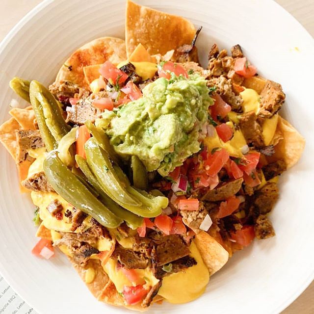 It's NACHO typical Friday at Señor Veggie! We're prepping for the @tacomusicfest tomorrow at La Villita! We'll have delicious tacos, nachos, and our popular salsas for sale. See you in Southtown & Downtown 📸 @plantbasedshelly #vegan #vegano #tacos #asada #seitan #whatveganseat #plantpower #compassionatecuisine